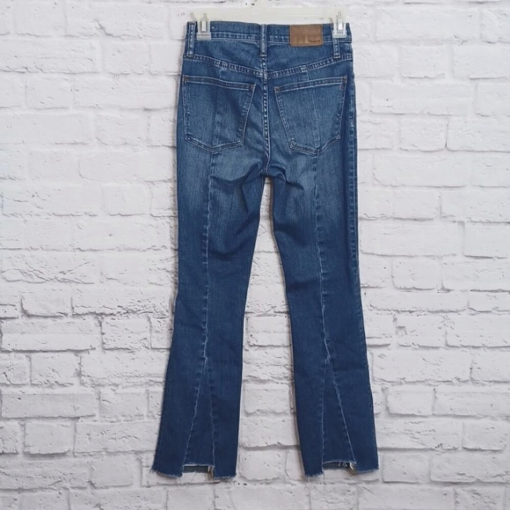 Madewell Cali Demi Boot Back Seam Jeans  High Waist Flare Leg Waist 24